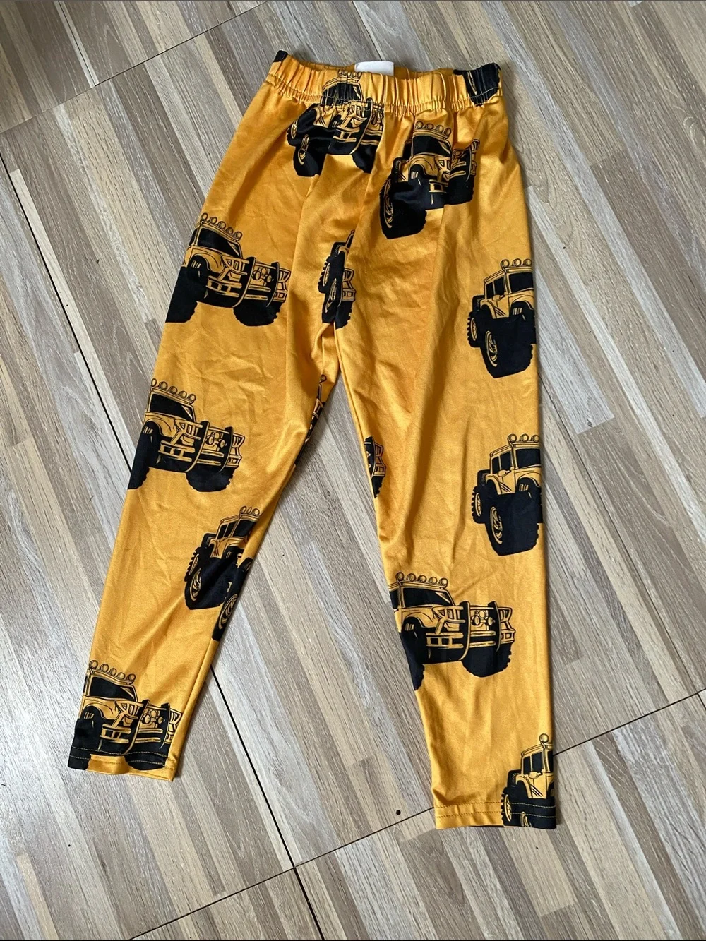 SHEIN Monster Truck 2 piece pajama set size toddler boys 4T